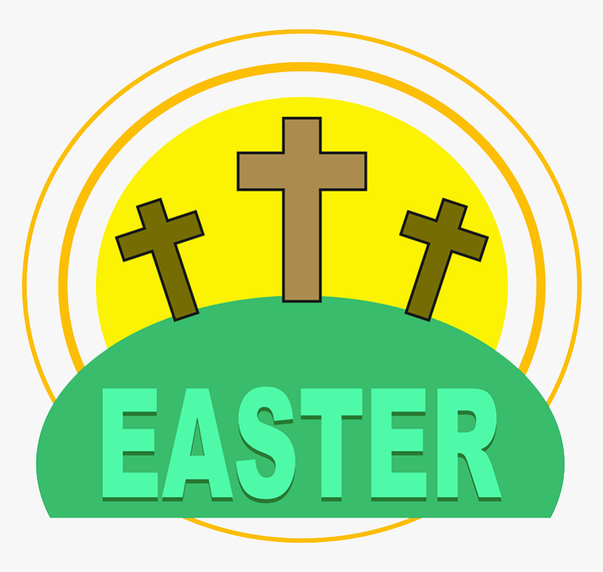 Easter Religious Clipart - Cross Clip Art Easter, HD Png Download, Free Download