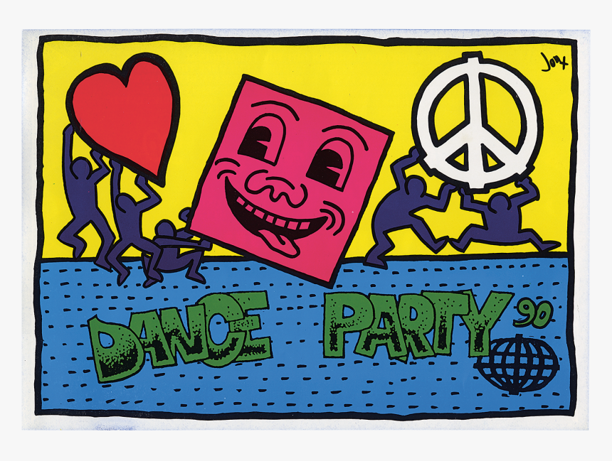 Dance Party Flyers 90s, HD Png Download, Free Download