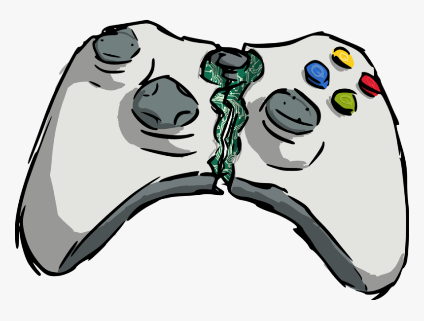 Broken Controller Png, Transparent Png, Free Download