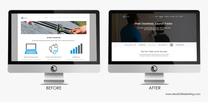 Before After Technology Consulting Web Design, HD Png Download, Free Download