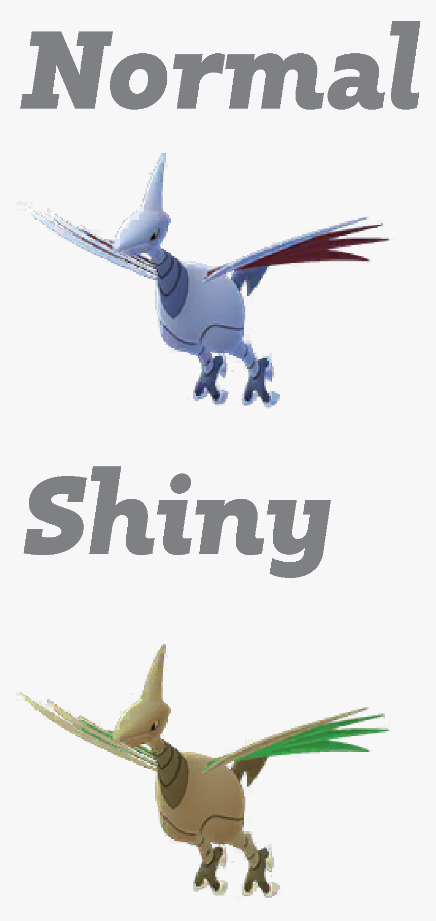 Shiny Skarmory Vs Normal, HD Png Download, Free Download