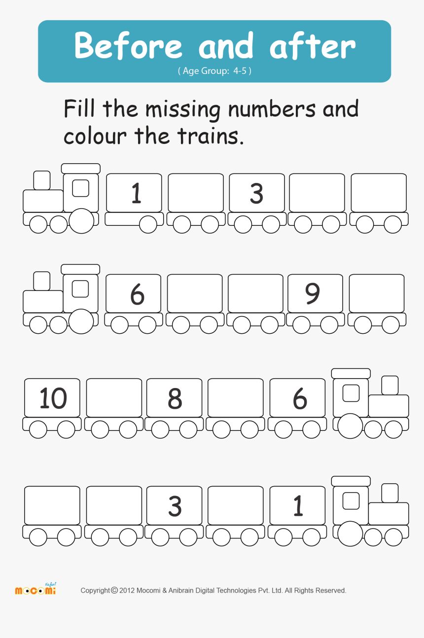 Before And After Number Worksheet - Mathematics, HD Png Download, Free Download