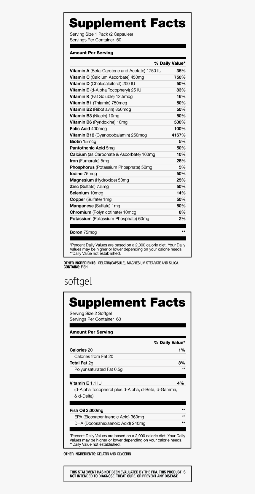 Nerve Nutritional Supplement Facts - Nutrition Facts, HD Png Download, Free Download