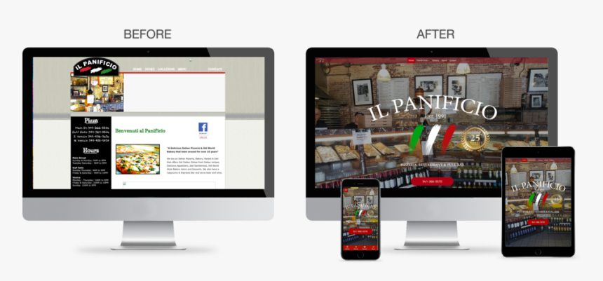 Panificio Before After - Online Advertising, HD Png Download, Free Download