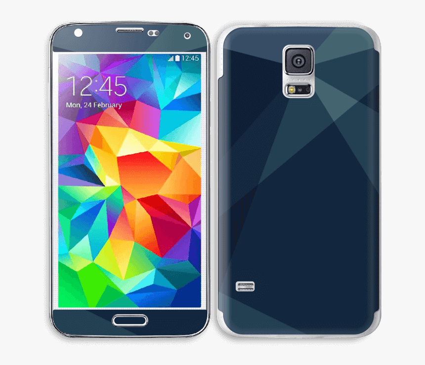 Blue Skin Galaxy S5 - Celular Samsung S5 Mini, HD Png Download, Free Download