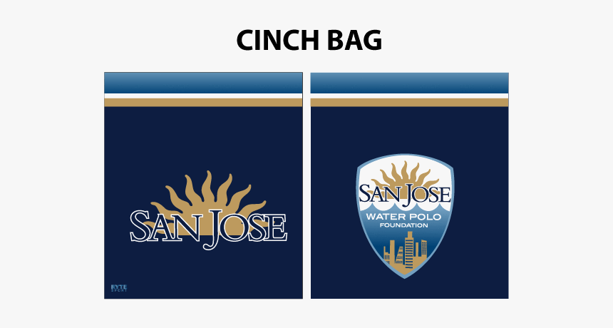 San Jose Water Polo Foundation Cinch Bag"
 Class="qsmzphotofront - Emblem, HD Png Download, Free Download