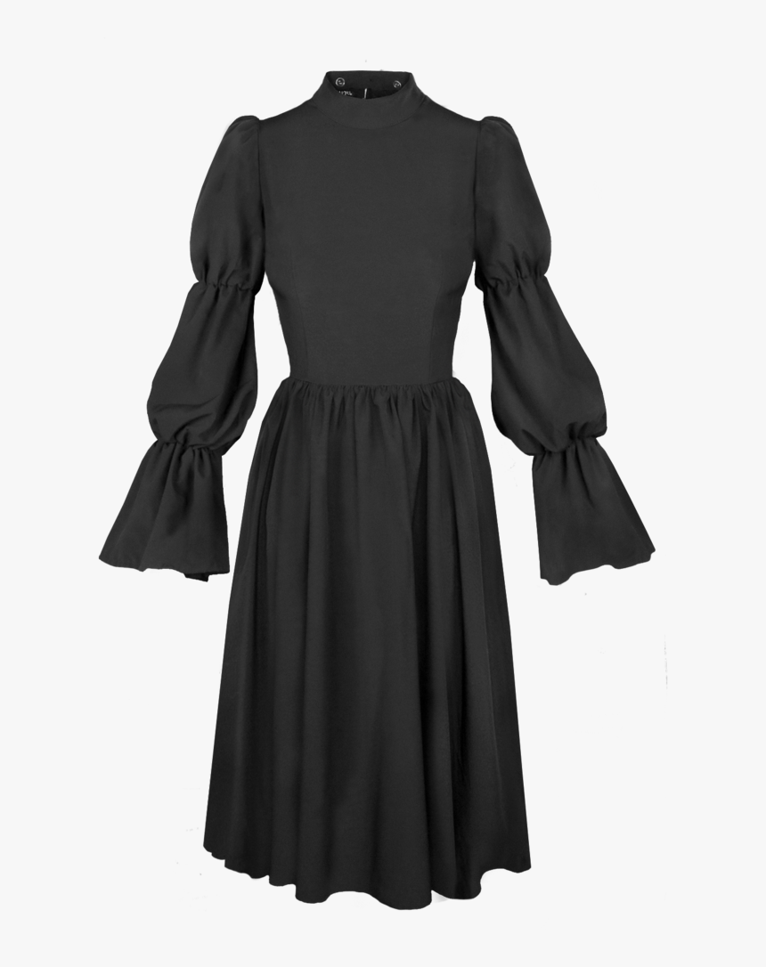 Macbeth Shirred Dress [cult Collar Collection] - Deandri Macbeth, HD Png Download, Free Download