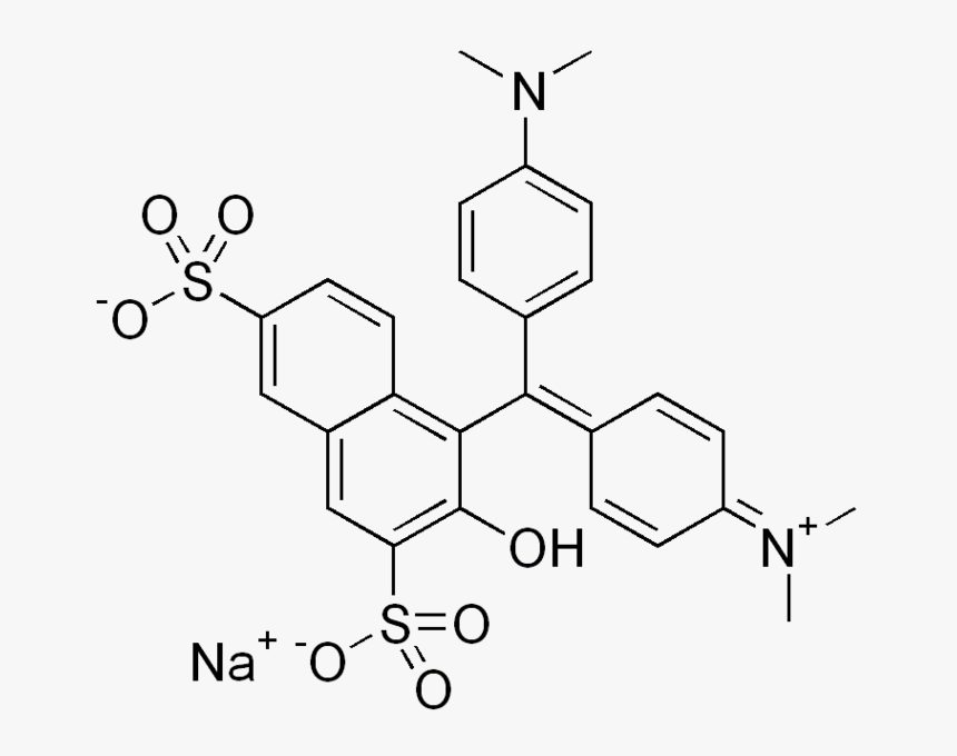 Green S Sodium - 2 Hydroxybenzoic Acid Structural Formula, HD Png Download, Free Download