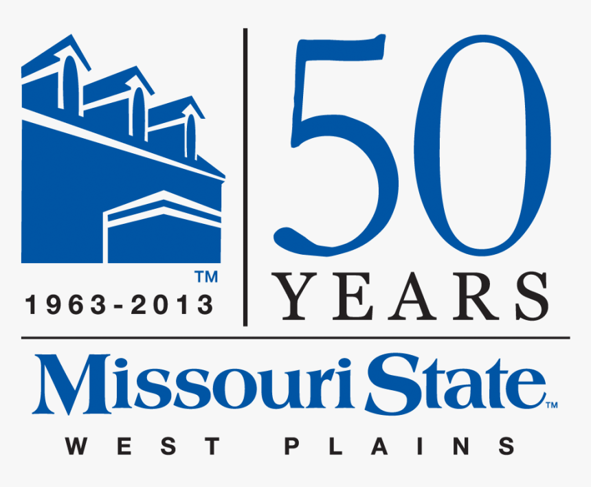 Msu Final 50 Year Logo-color - Missouri State University, HD Png Download, Free Download