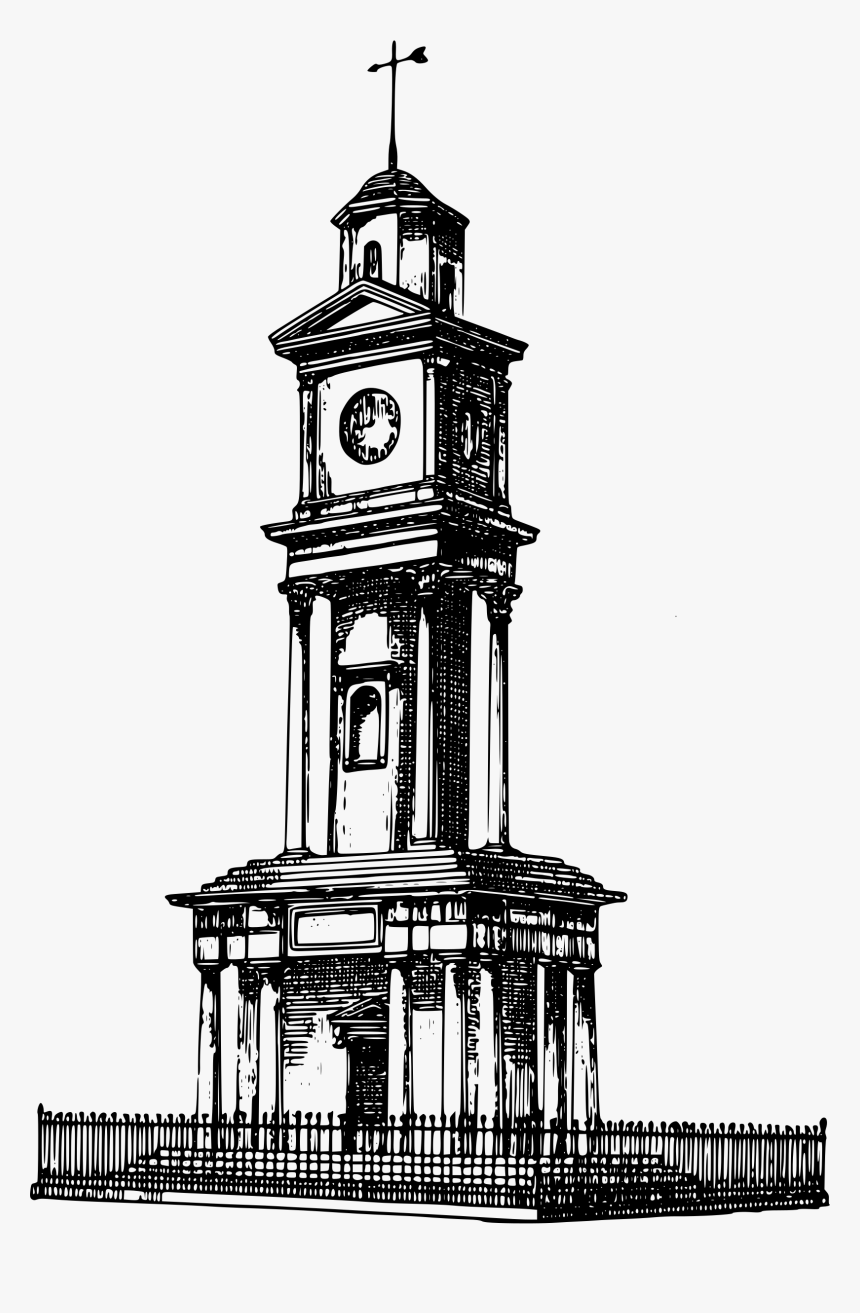 Tower Clock Png - Clock Tower Clip Art, Transparent Png, Free Download