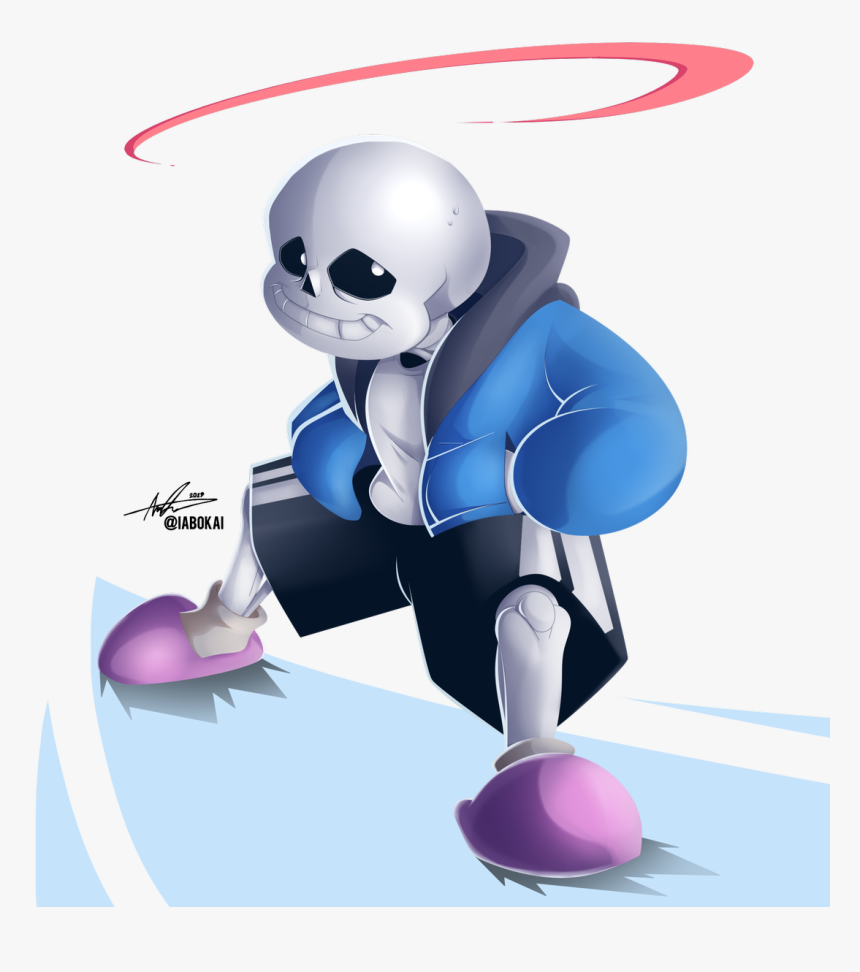 #sans From #earthbound Dodging #undertale"s Attack, - Cartoon, HD Png Download, Free Download