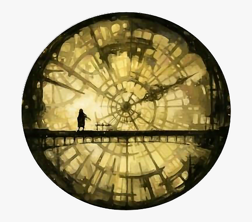 #clock #clocktower #clock Tower #alone #time #darkart - Steampunk Inside Clock Tower, HD Png Download, Free Download