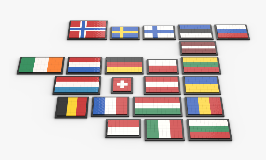 Flags Made From Lego, HD Png Download, Free Download
