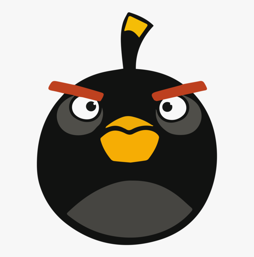Stitch Clipart Annoyed, Stitch Annoyed Transparent - Black Angry Birds Bomb, HD Png Download, Free Download