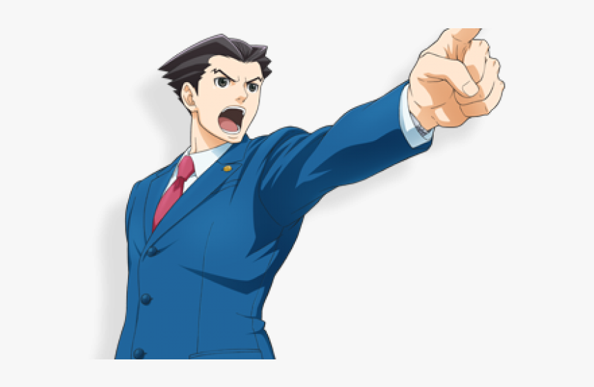 Ace Attorney Png Transparent Images - Ace Attorney Clip Art, Png Download, Free Download