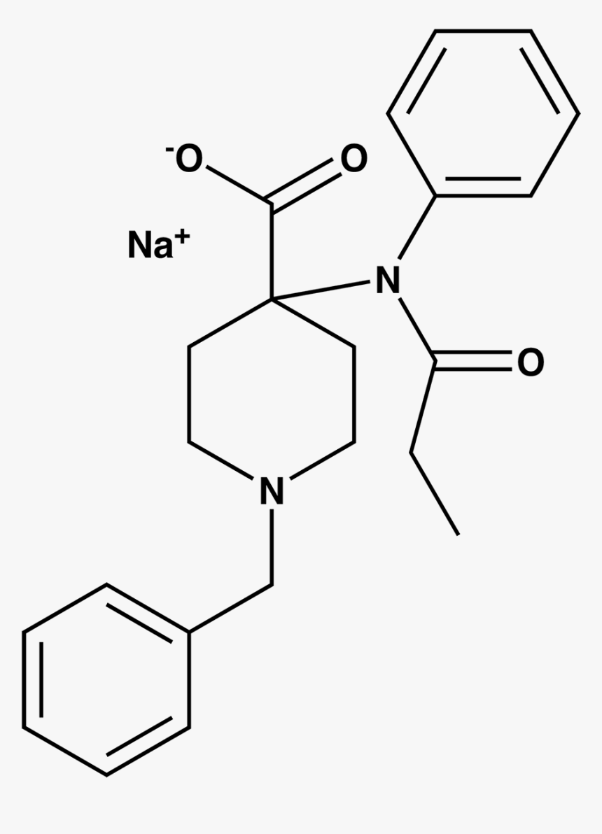 Carfentanil Precursor Sodium Salt - Tamoxifen Chemdraw, HD Png Download, Free Download