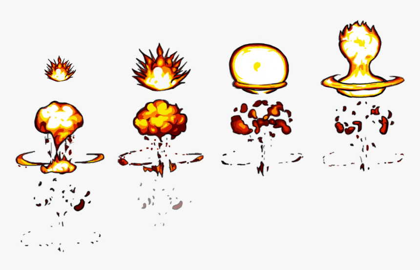 Transparent Fire Explosion Png - Sprites Bmp, Png Download, Free Download