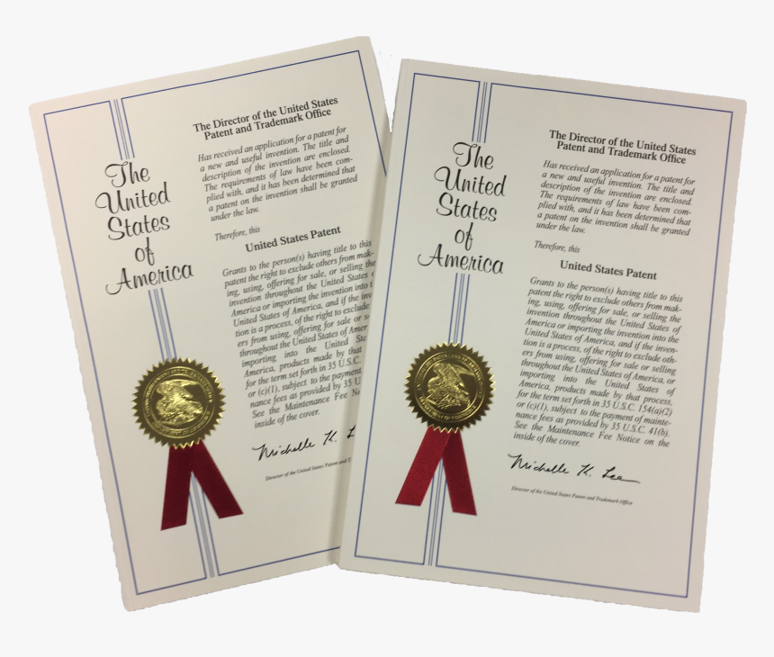 Us Patent Certificate, HD Png Download, Free Download