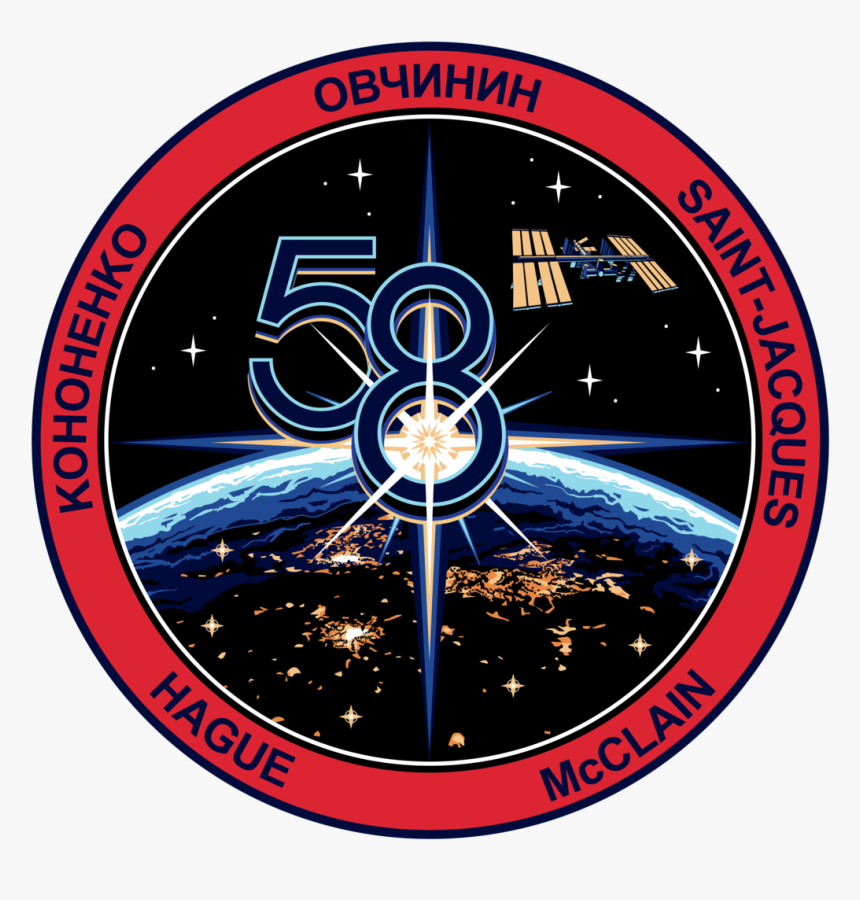 Iss Expedition 58 Patch, HD Png Download, Free Download