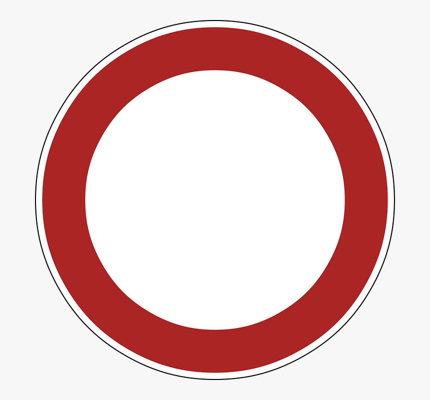 Sign, No Vehicles, Prohibited, Symbol, Forbidden, Cars - Značka Zákaz Vjezdu, HD Png Download, Free Download