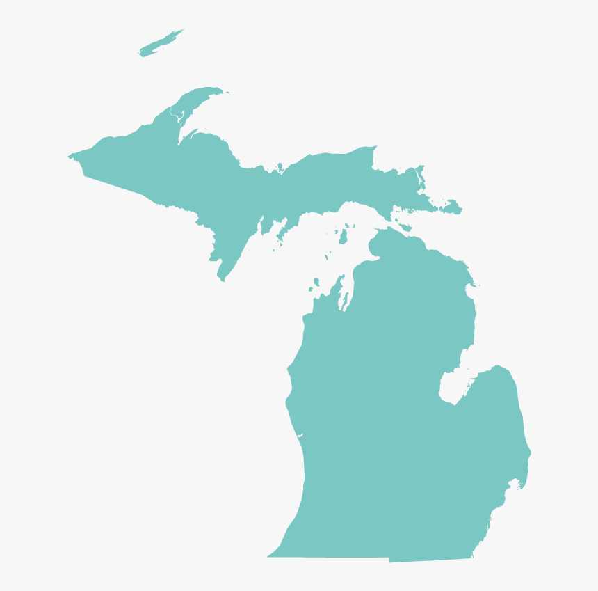 Clip Art Royalty Free Clip Art - Michigan Flag Map, HD Png Download, Free Download