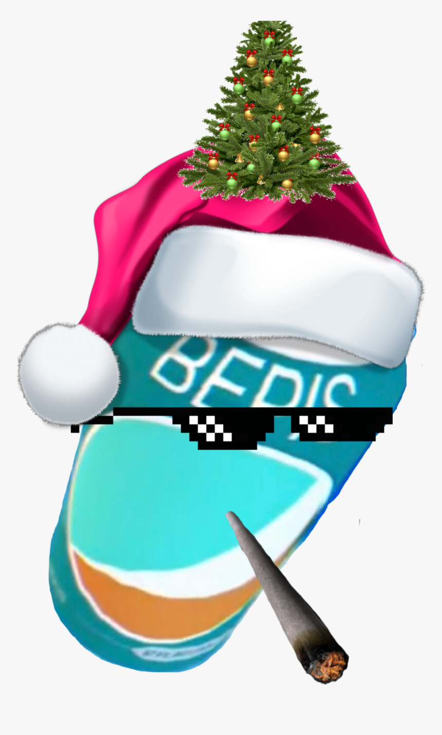 #bepis #meme #memes #chistmas #santahat #tree #freetoedit - Christmas Tree, HD Png Download, Free Download