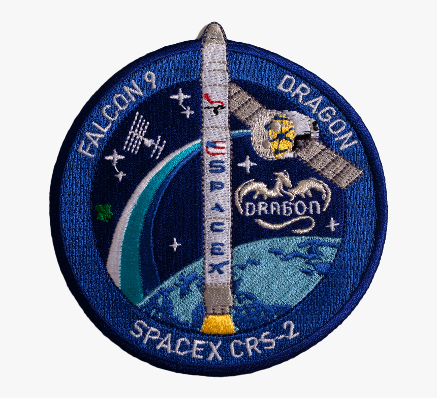 Spacex Mission Patch Crs 2"
 Data Large Image="//cdn - Badge, HD Png Download, Free Download