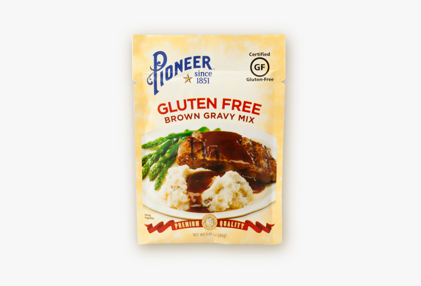 Gluten Free Brown Gravy - Pioneer Brand Gluten Free Brown Gravy Mix, HD Png Download, Free Download