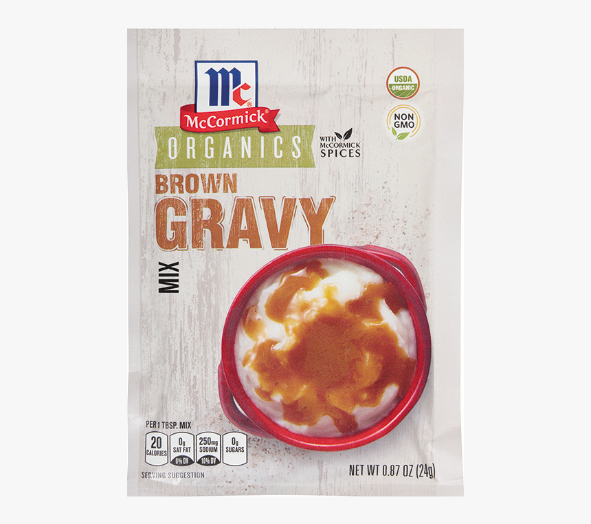 Mccormick® Organics Brown Gravy Mix - Gravy, HD Png Download, Free Download