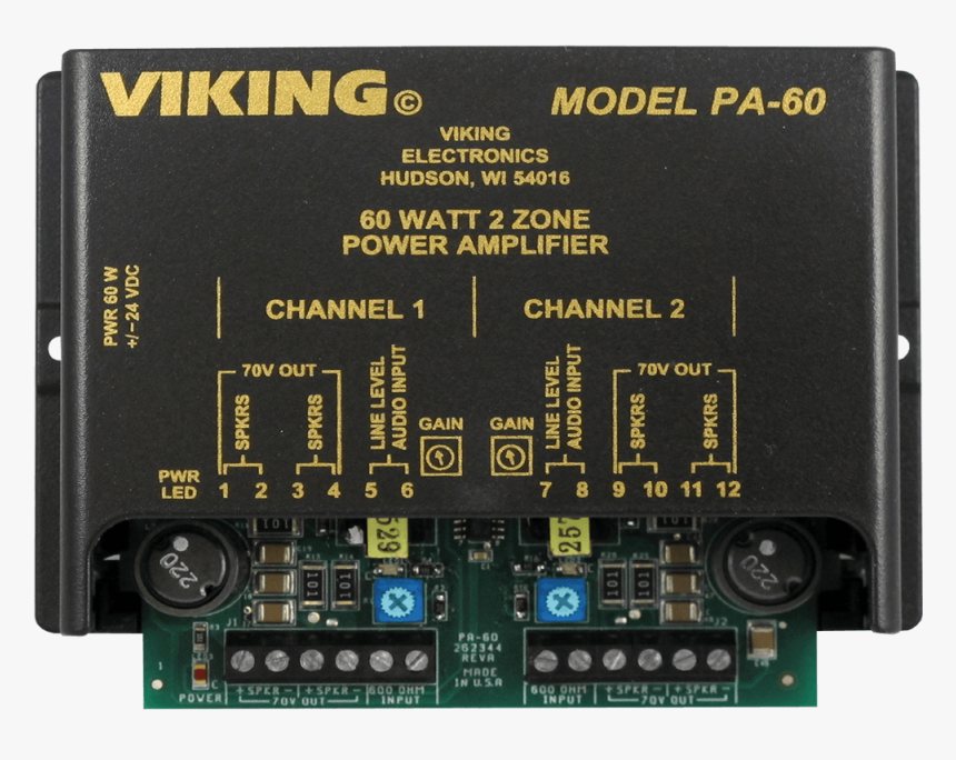 Paging Amplifier For Paging System - Viking Amplifier, HD Png Download, Free Download