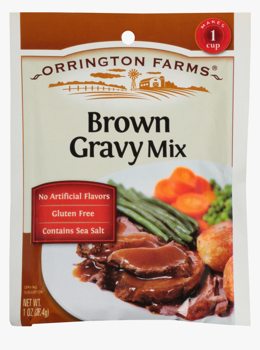 Orrington Farms Brown Gravy Mix - Convenience Food, HD Png Download, Free Download