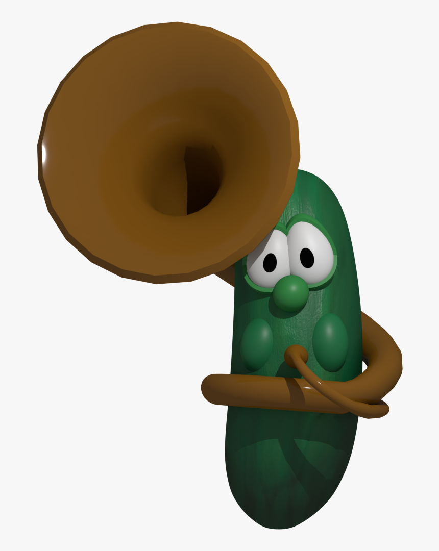 Veggietales Png Image Transparent Background - Veggie Tales Larry Tuba, Png Download, Free Download