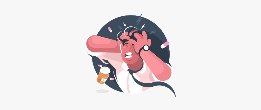 Headache Illustration, HD Png Download, Free Download