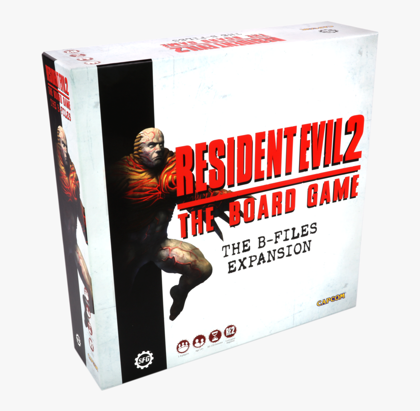 Re B Files Face Right - Resident Evil Board Game Png, Transparent Png, Free Download