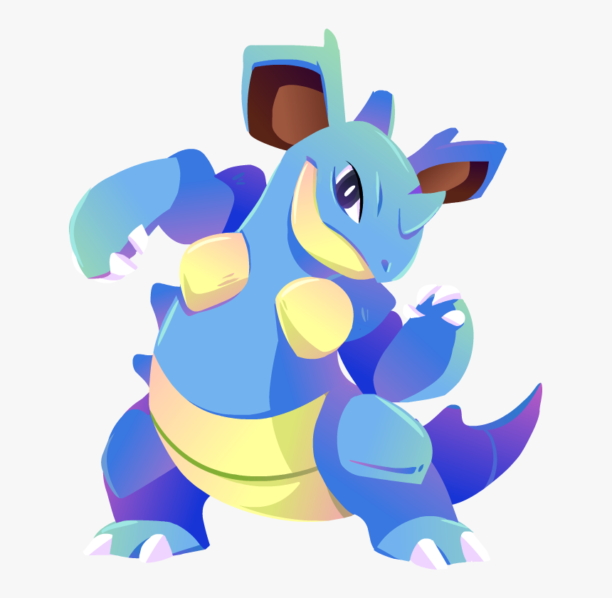 Pokémon Red And Blue Blue Mammal Cartoon Vertebrate - Pokemon Nidoqueen, HD Png Download, Free Download