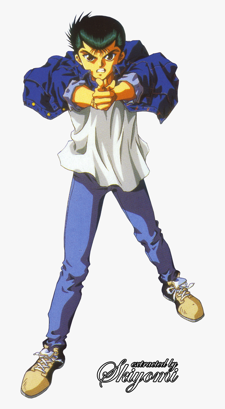 Artwork Do Yusuke , Png Download - Yu Yu Hakusho Yusuke Outfits, Transparent Png, Free Download