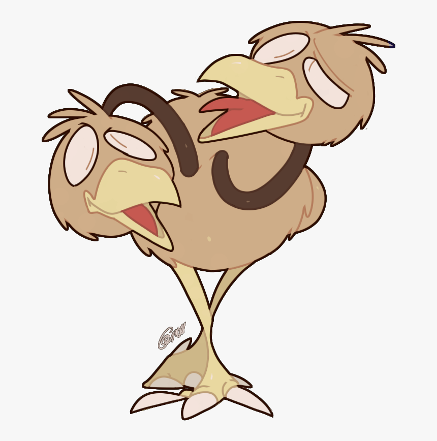 Doduo - Cartoon, HD Png Download, Free Download