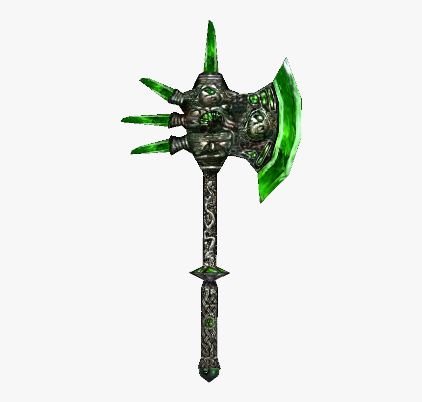 Elder Scrolls - Glass War Axe Morrowind, HD Png Download, Free Download