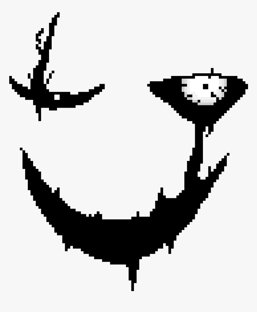 Gaster Pixel Art Face, HD Png Download, Free Download