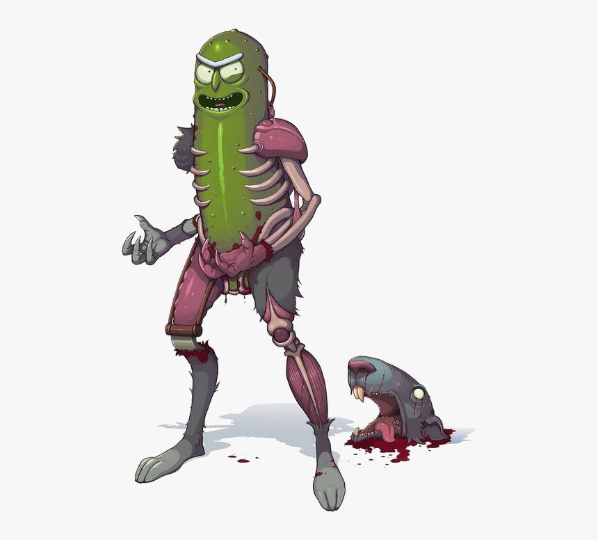 Pickle Rick Png - Pickle Rick Rat Armor, Transparent Png, Free Download