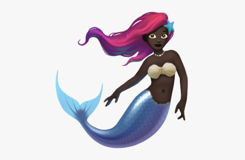 Mermaid - - Apple Mermaid Emoji, HD Png Download, Free Download
