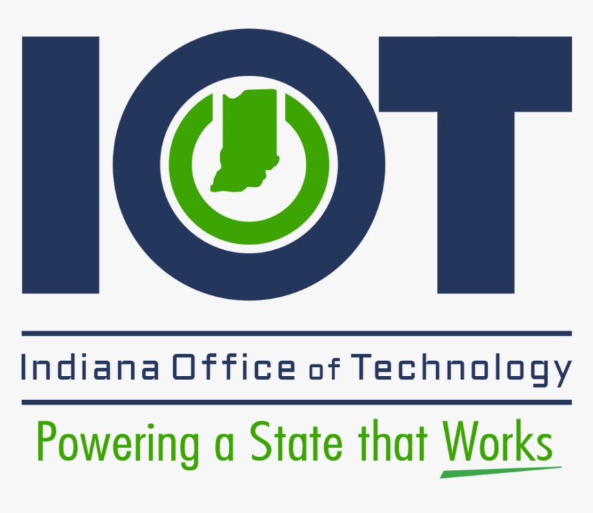 Iot Logo 2014 - State Of Indiana Office Of Technology Logo, HD Png Download, Free Download