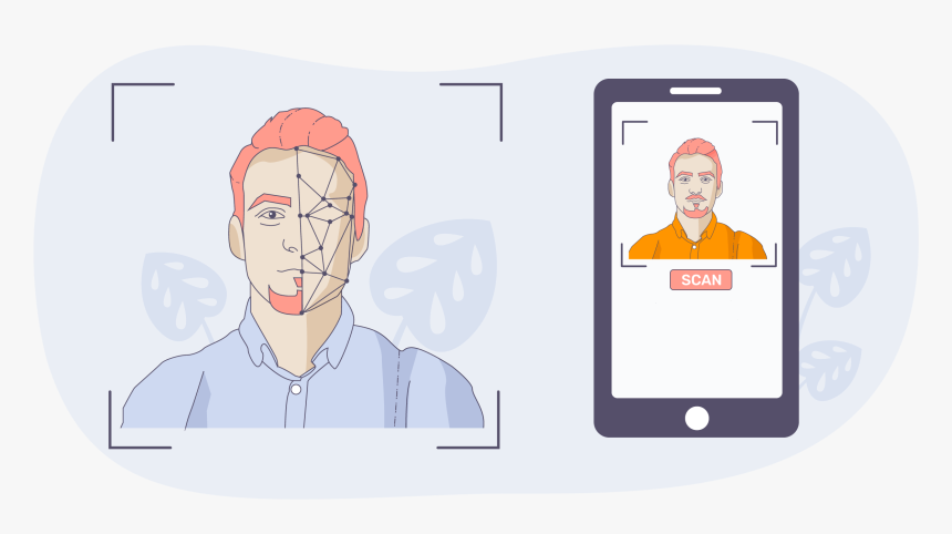 08 Face Recognition - Illustration, HD Png Download, Free Download