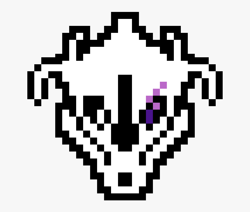 Gaster Blaster Oc , Png Download - Small Gaster Blaster Pixel Art, Transparent Png, Free Download