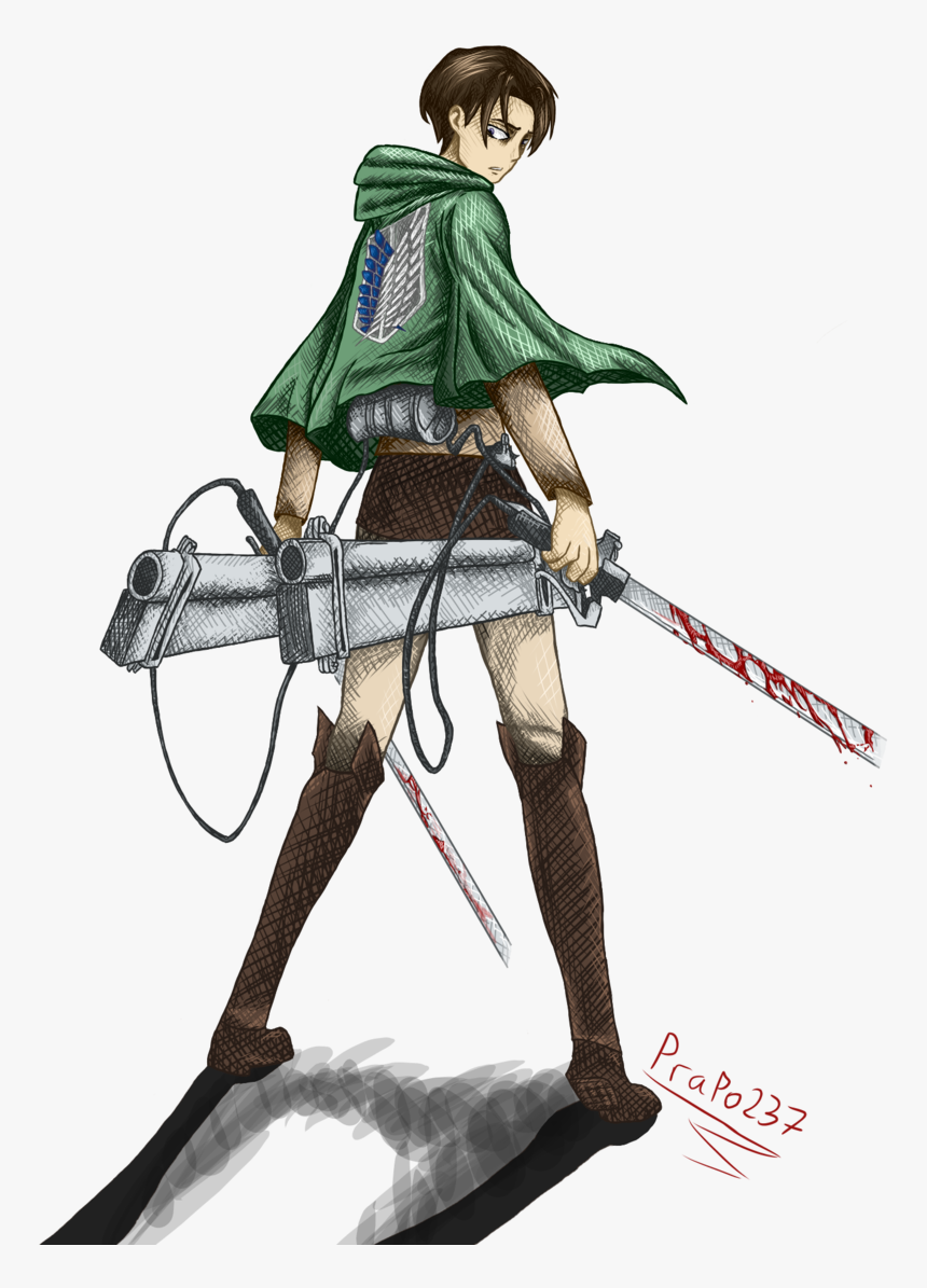 Attack On Titan Levi Spin Attack, HD Png Download, Free Download