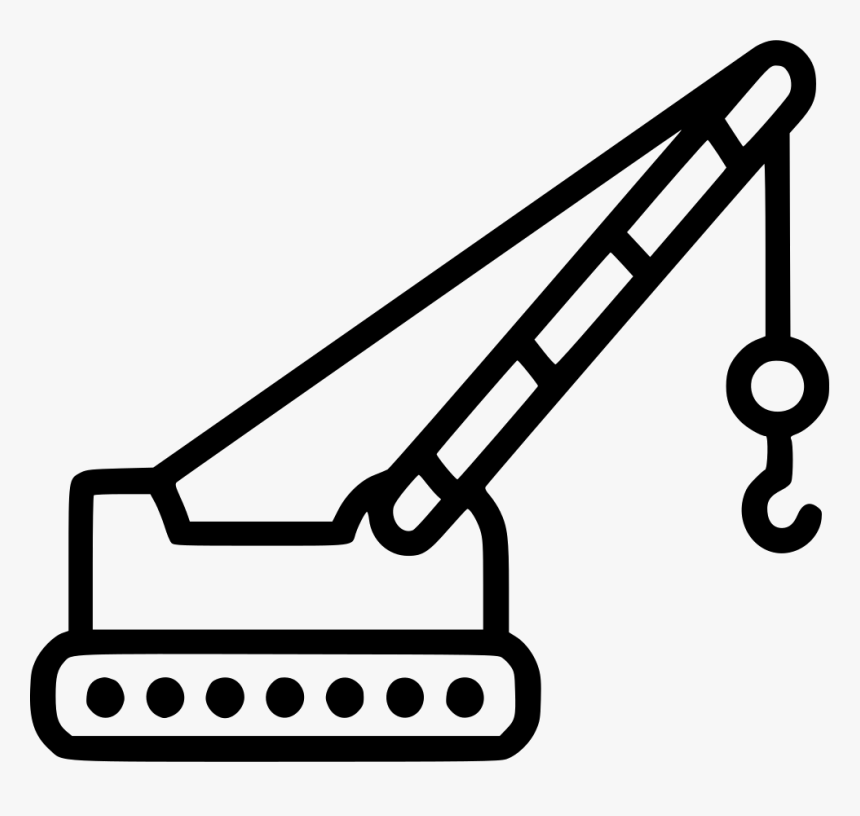 Large Construction Crane - Clip Art, HD Png Download, Free Download