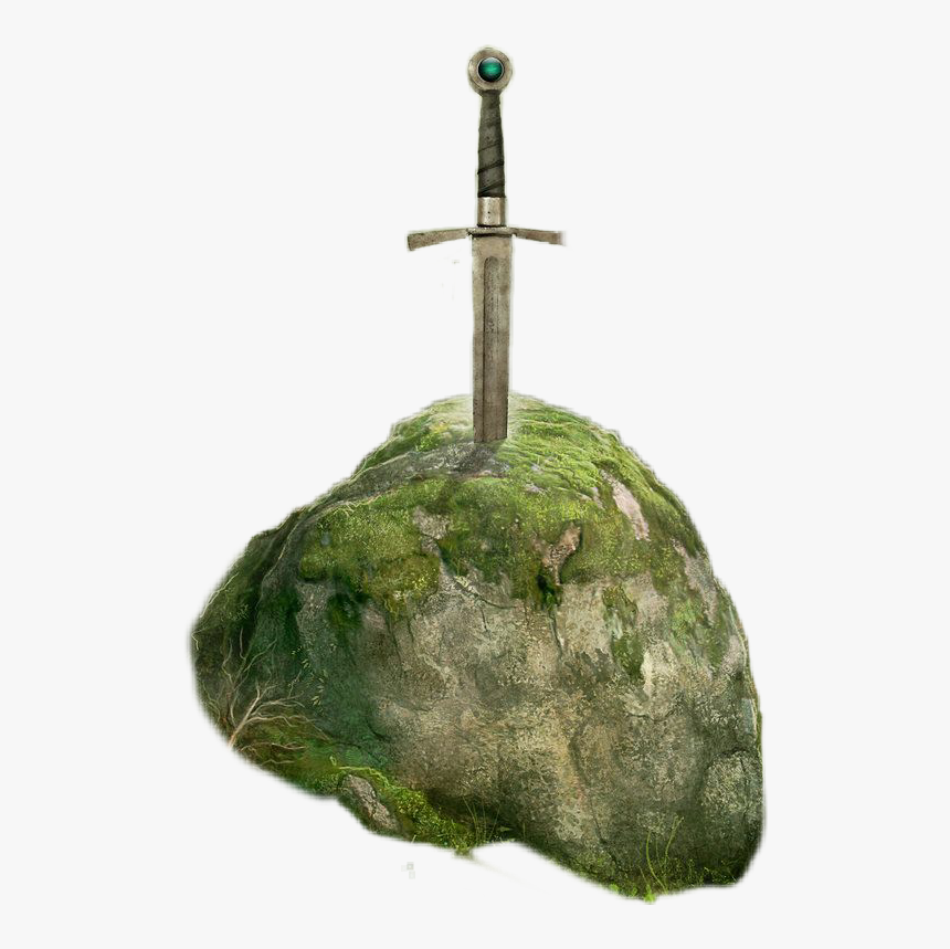 #sword #excalkibur #forest #stone - Transparent Sword In Stone Png, Png Download, Free Download