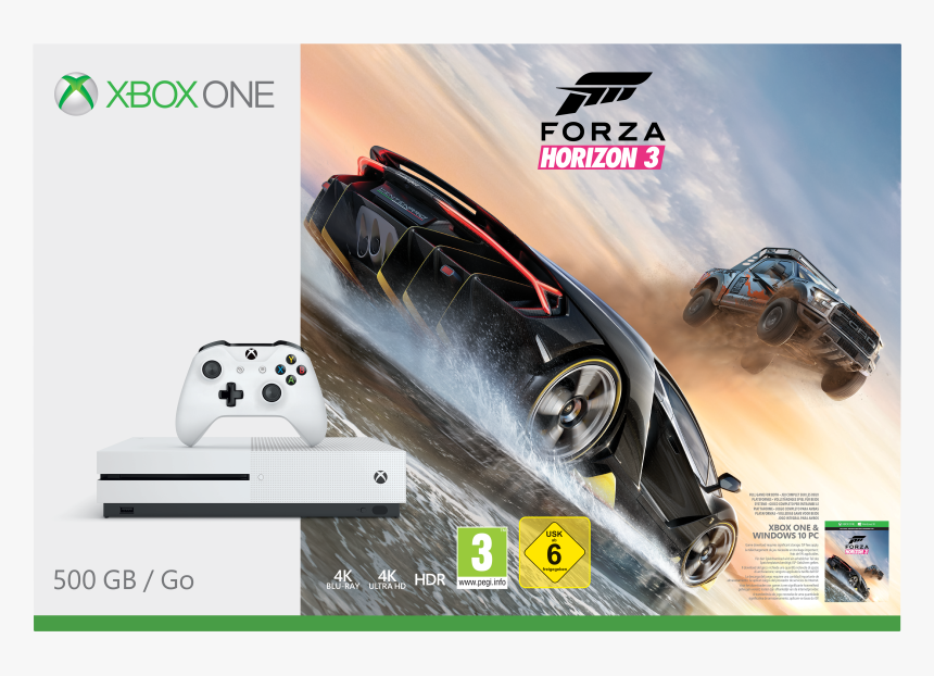 Xbox 1 S Forza Horizon 3, HD Png Download, Free Download