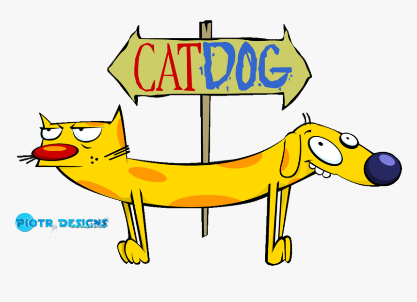 Cat Dog Cartoon, HD Png Download, Free Download