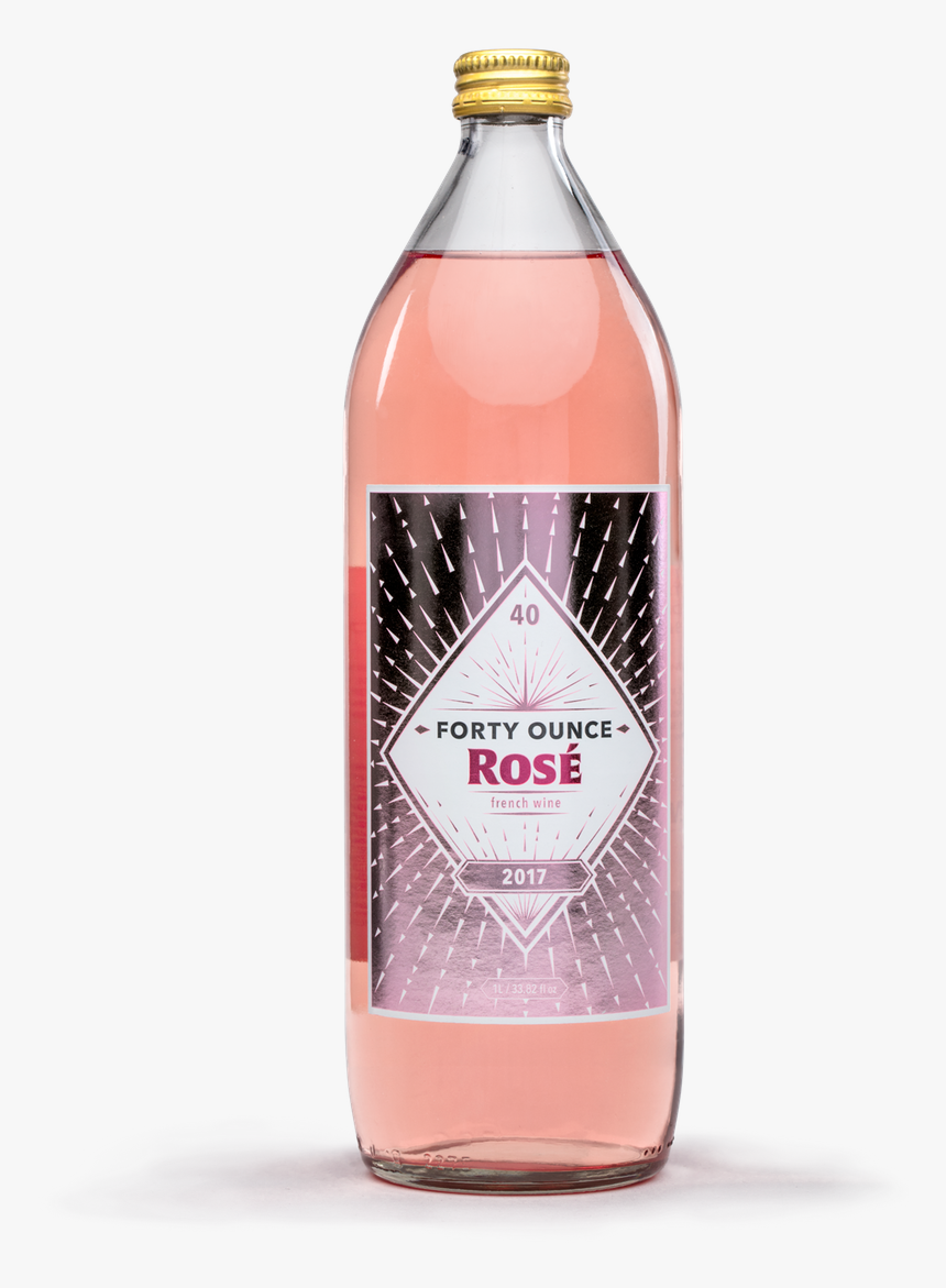 Rose-bottle"
 Id="roseicon - 40 Oz Rose Wine, HD Png Download, Free Download